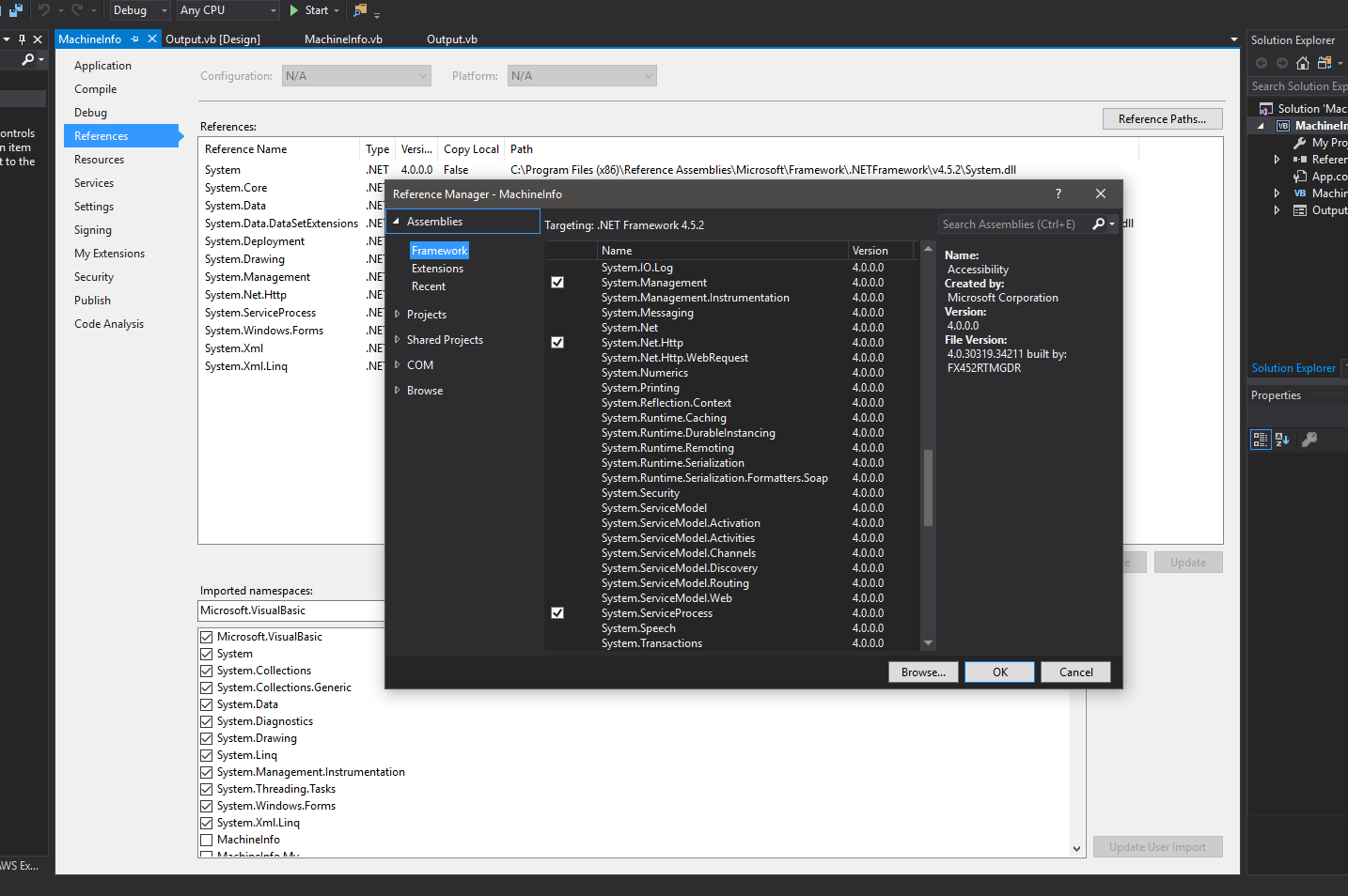 Getting System Information With WMI and VB.NET – Timothy Tocci Tinker Shop